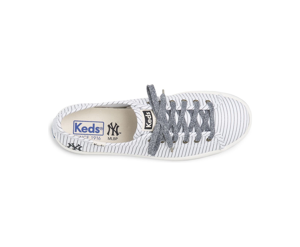 Keds Sneaker Damen Weiß - Kickstart Mlb® - TNI-086145